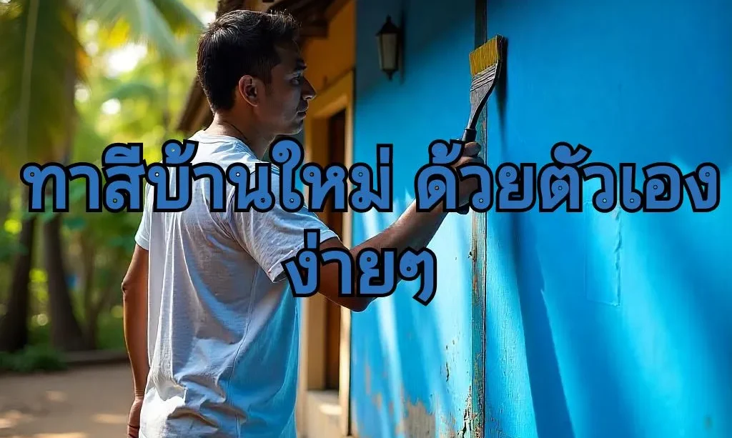ทาสีบ้านใหม่