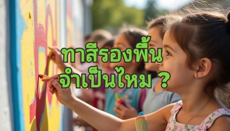 ทาสีรองพื้นจำเป็นไหม