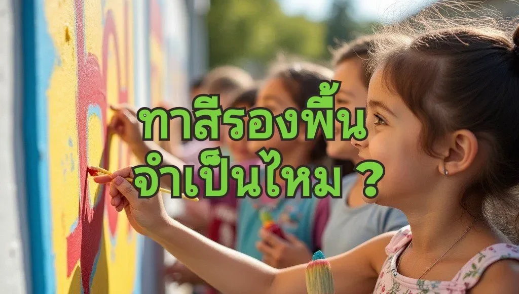 ทาสีรองพื้นจำเป็นไหม