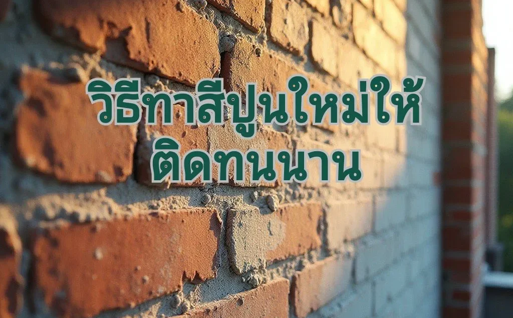 ฉาบปูนใหม่