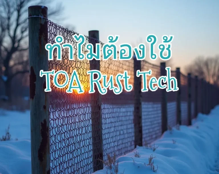 ทาสี TOA กันสนิม