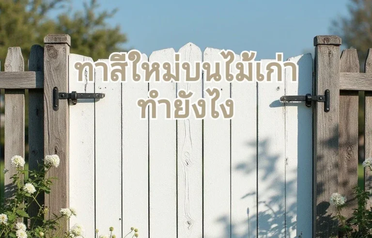 ทาสีไม้ MDF 03