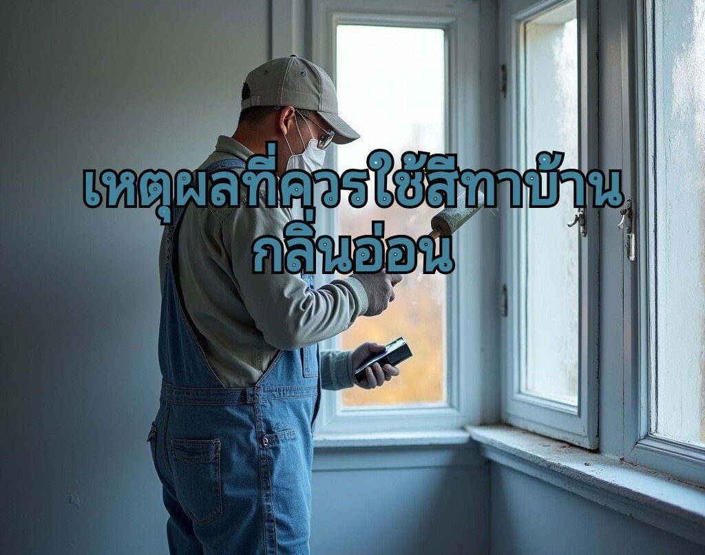 ทำไมเรานั้นต้องใช้สีทาบ้านกลิ่นอ่อน