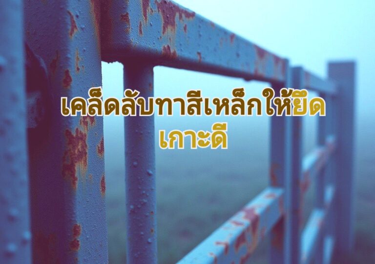 ทาสีท่อเหล็กกันสนิม