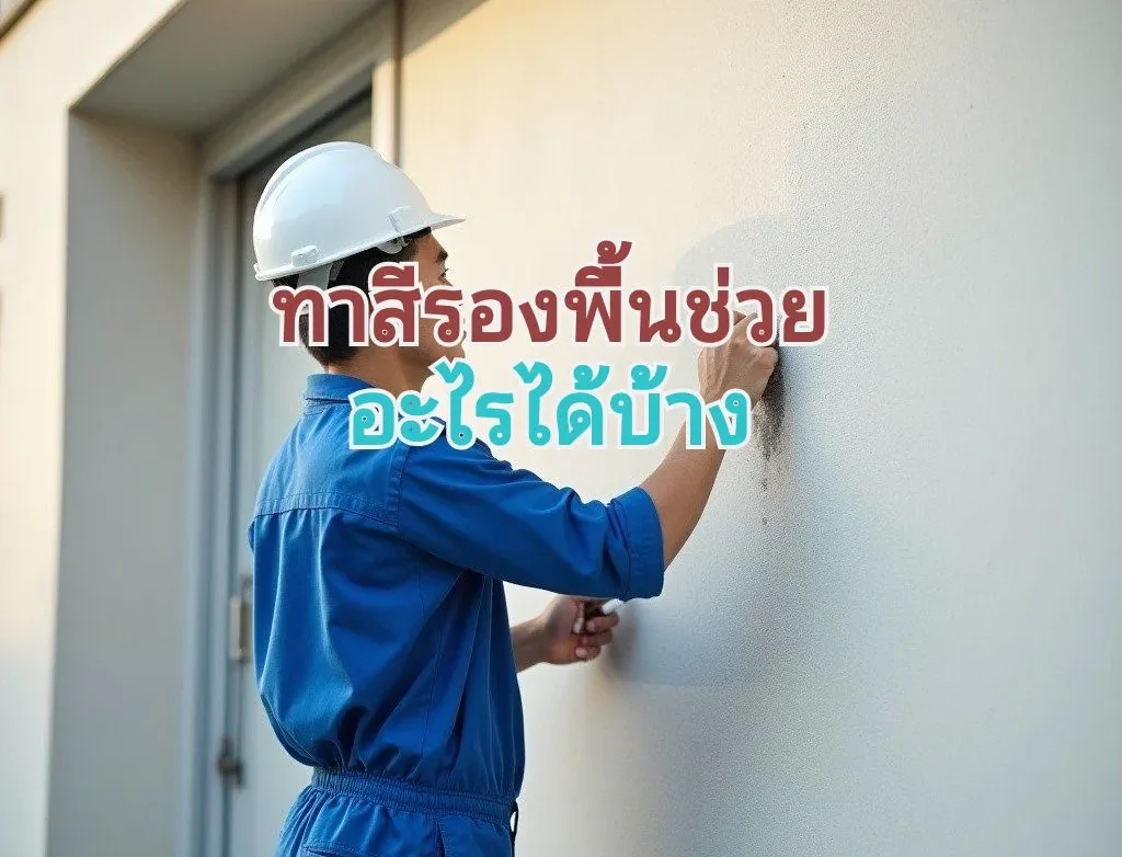 ทำไมทาสีรองพื้นสำคัญ