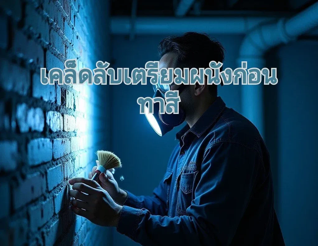 เตรียมผนังก่อนที่จะทาสีใหม่