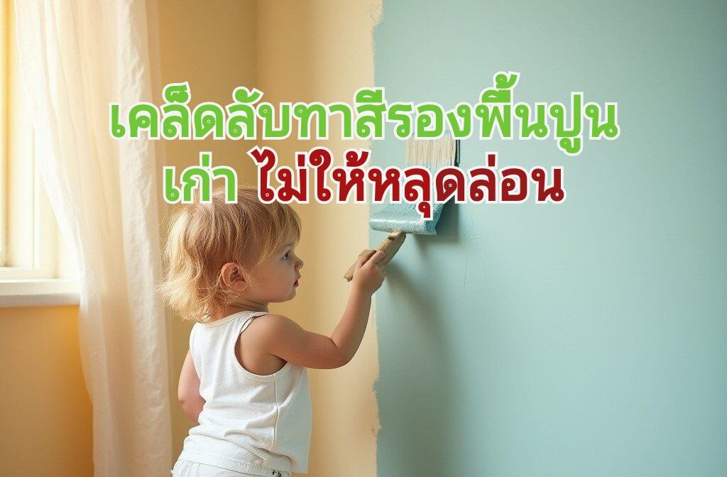 เลือกสีรองพื้นทาบ้าน