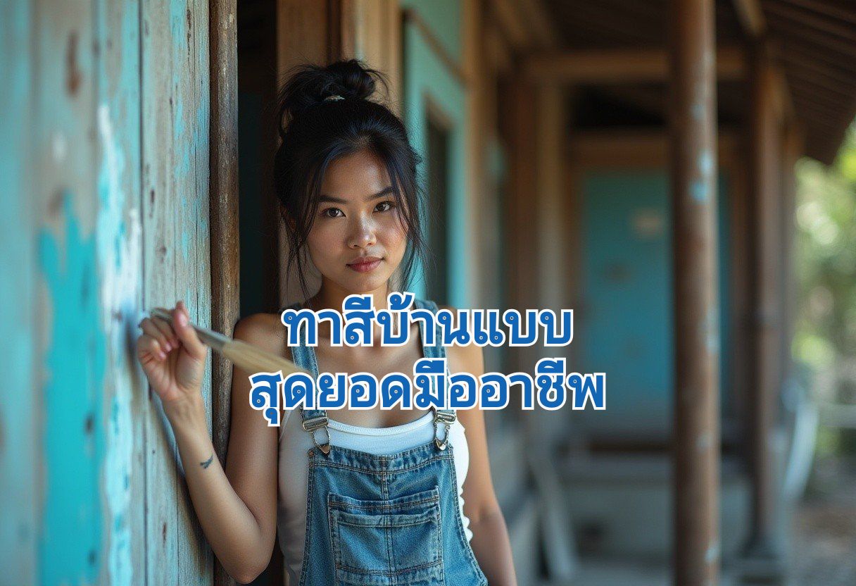 ทาสีบ้านแบบมืออาชีพ