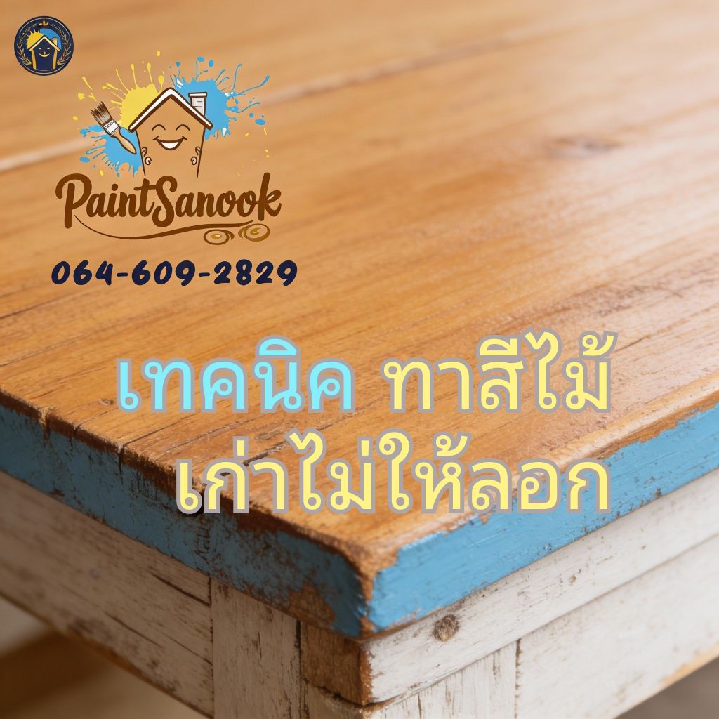 ทาสีไม้เก่าต้องระวัง