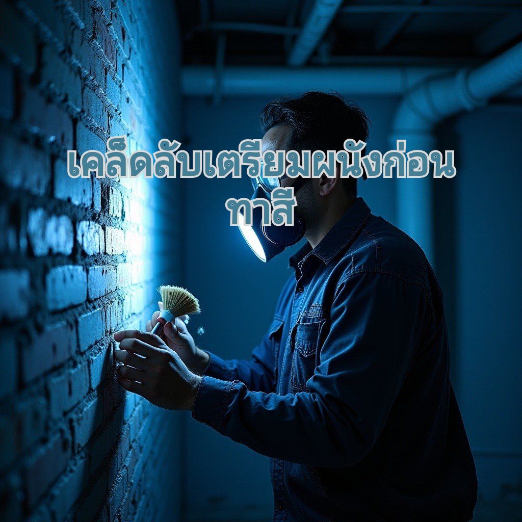 เตรียมผนังก่อนที่จะทาสีใหม่