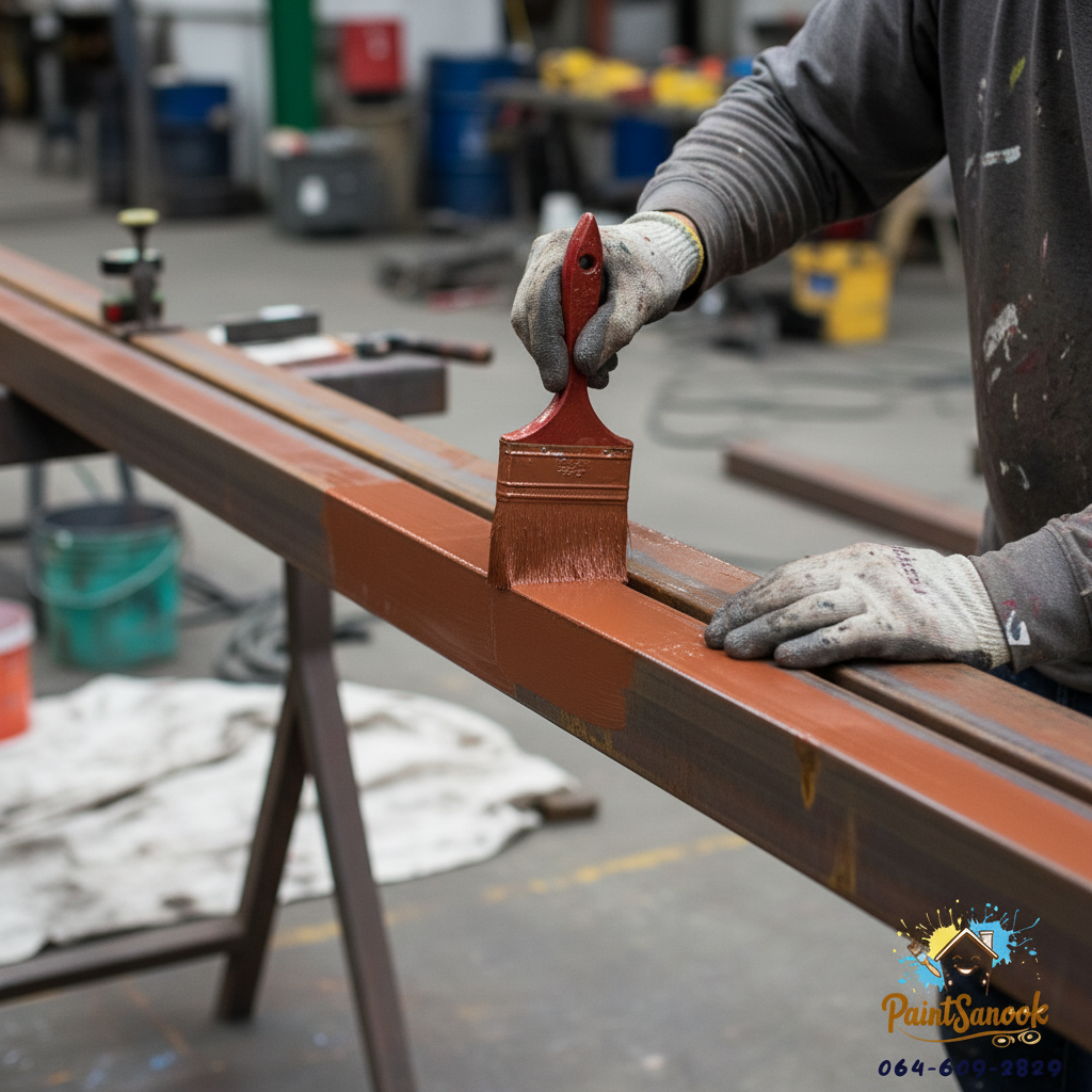 เทคนิคทาสีรองพื้นกันสนิมไม่ให้หลุดล่อน