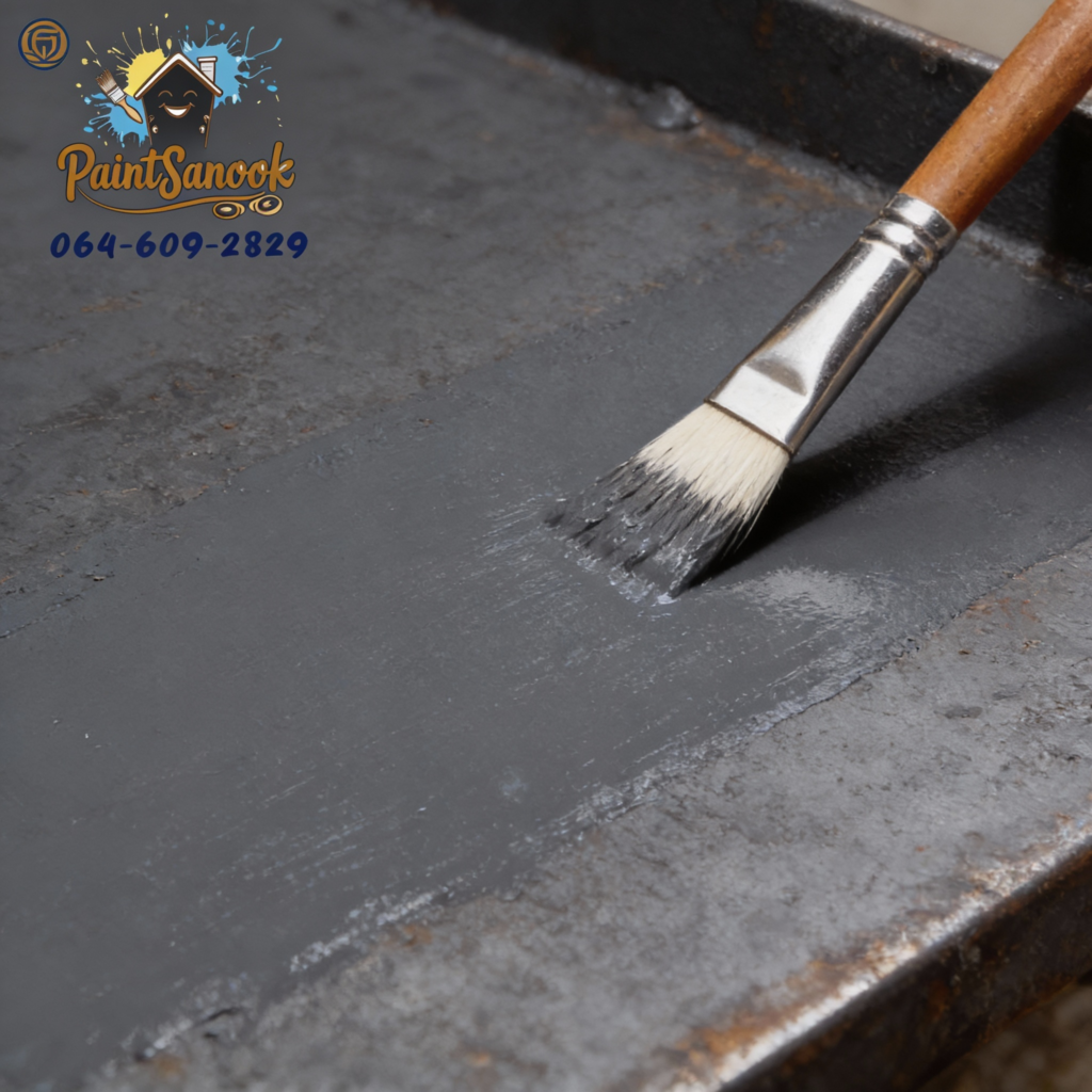 เทคนิคทาสีรองพื้นกันสนิมไม่ให้หลุดล่อน