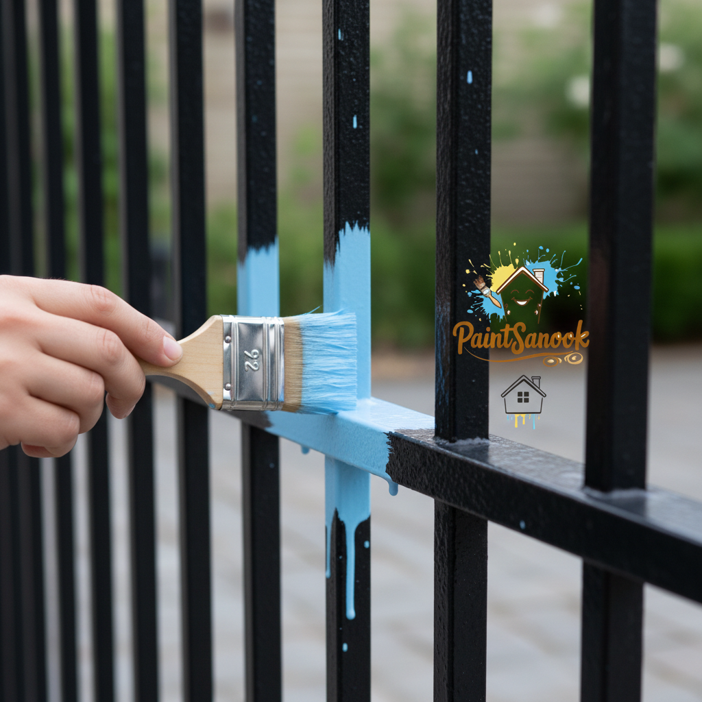 ทาสีเหล็ก