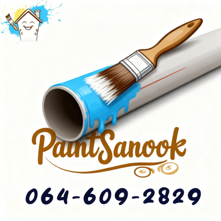 ทาสีท่อ PVC ไม่ให้ลอก