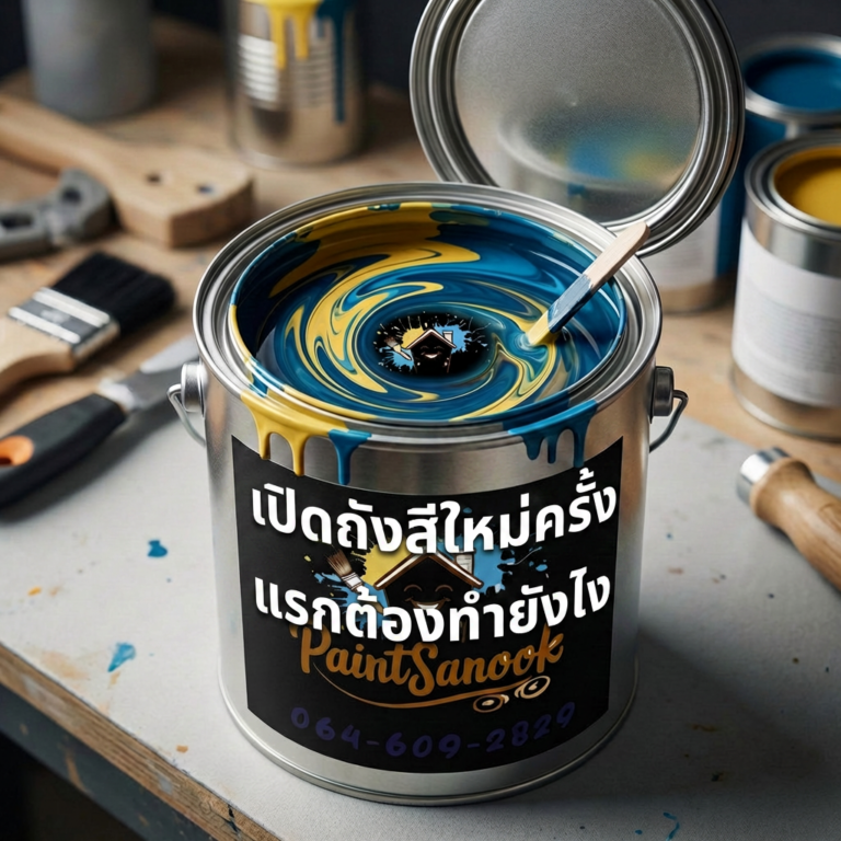 เปิดถังสีแบบง่ายๆ