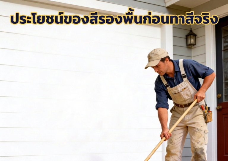 ประโยชน์ทาสีรองพื้น