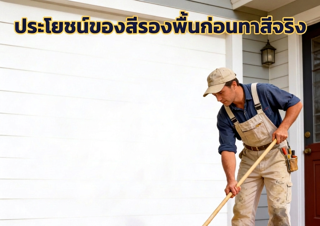 ประโยชน์ทาสีรองพื้น
