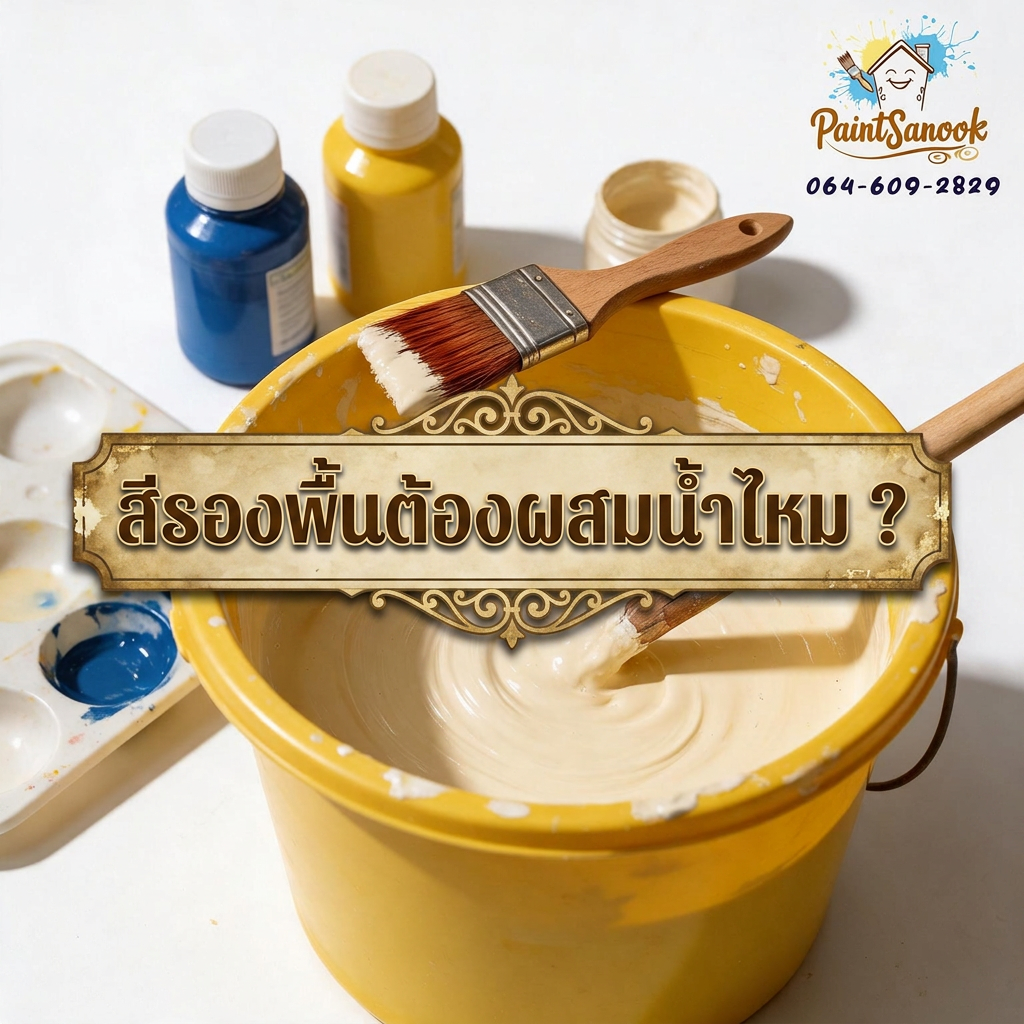 สีรองพื้นผสมน้ำ